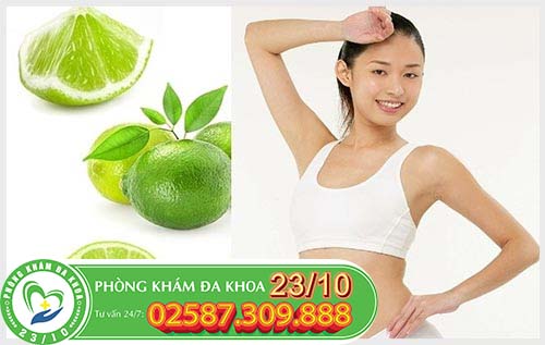 Chanh giúp khử mùi hôi, se khít lỗ chân lông và ngăn tiết mồ hôi Chanh giúp khử mùi hôi, se khít lỗ chân lông và ngăn tiết mồ hôi