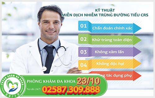 Chữa bệnh đường tiểu bằng phương pháp CRS mang đến hiệu quả cao